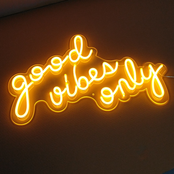 good vibes only- LED Neon Sign - Walls of Neon