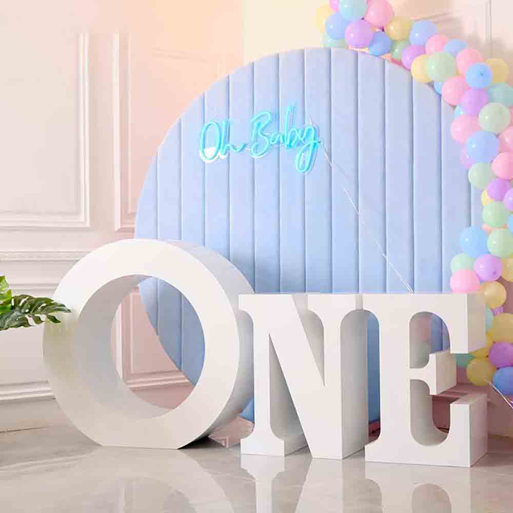 Metal Table Letters 3D Giant Numbers Baby Shower Wedding Bridal Event ...