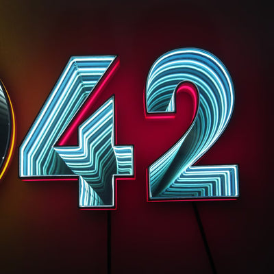 Business Sign Custom 3D Logo Infinity Mirror Channel Letter & Numbers