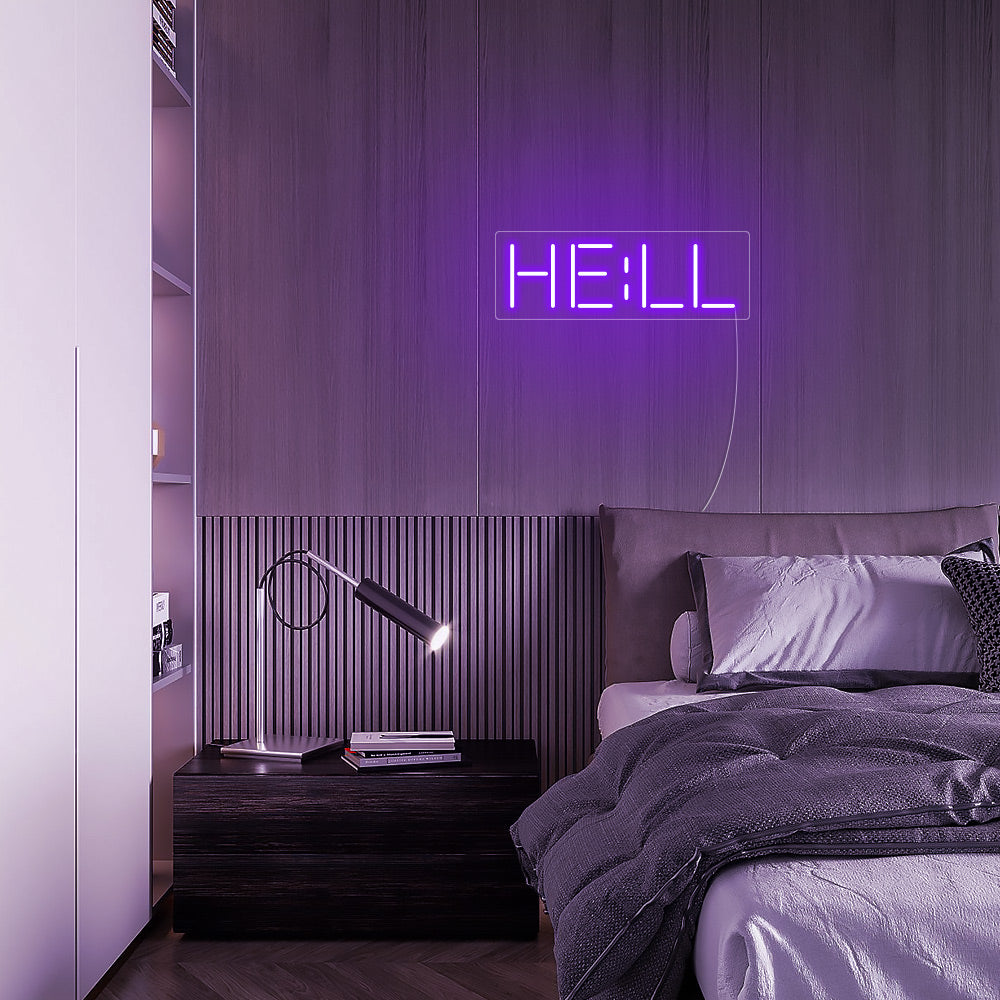 Mini HELL LED Neon Signs Led Neon Lighting